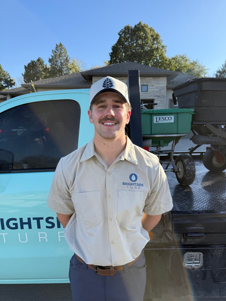 Scheduled spring and fall cleanup service by Brightside Turf