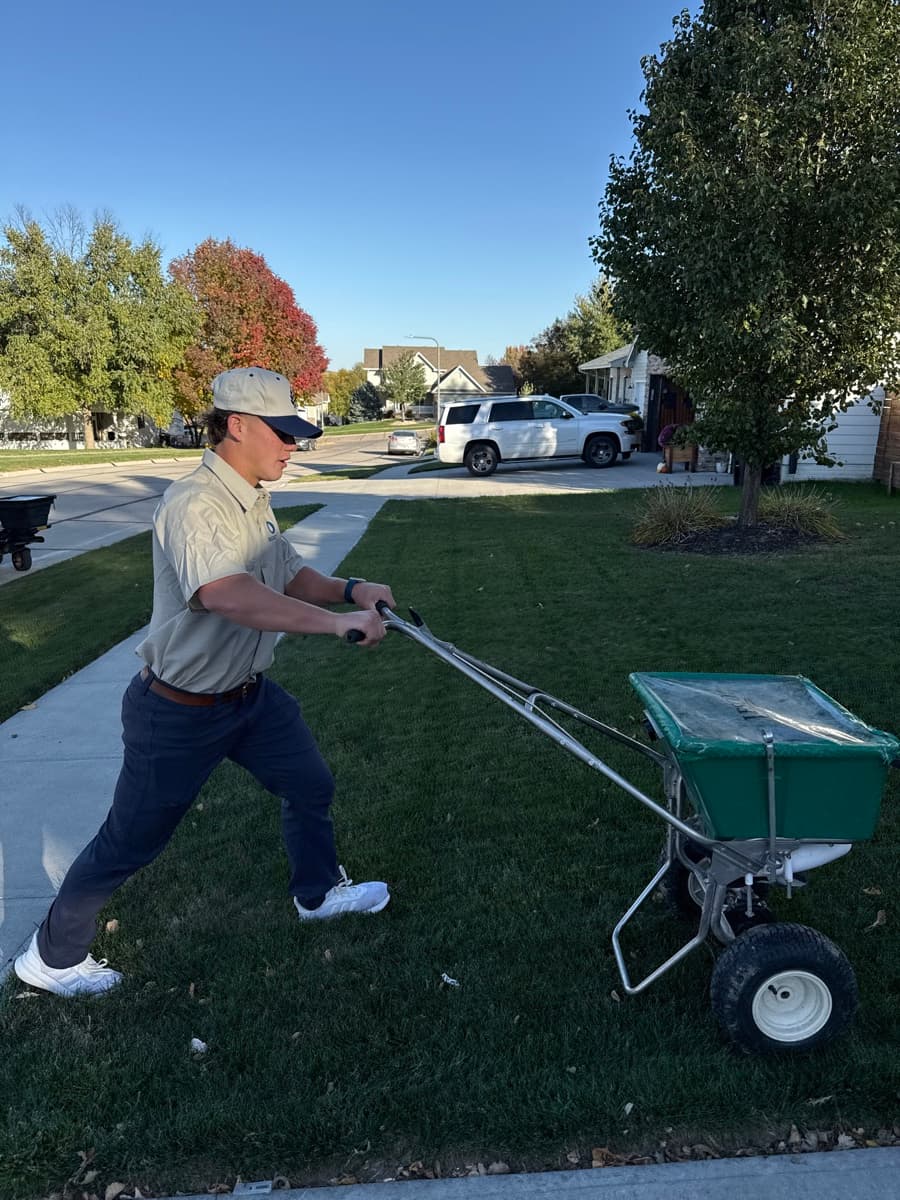 Healthy green weed-free lawn result from Brightside fertilization