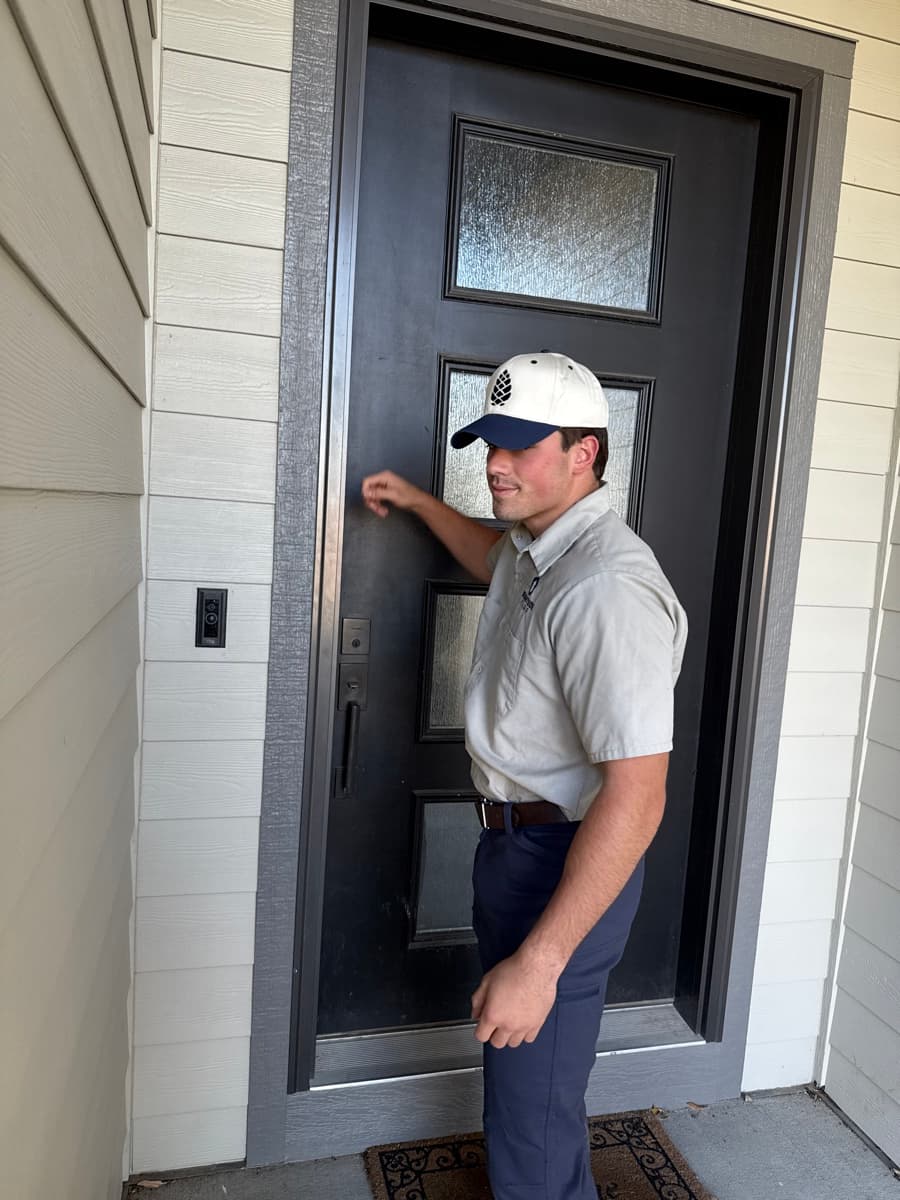 Landscape bed preparation before mulch installation by Brightside Turf